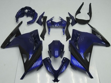2013-2018 Blue Black Kawasaki ZX300R Motorcycle Fairings Canada
