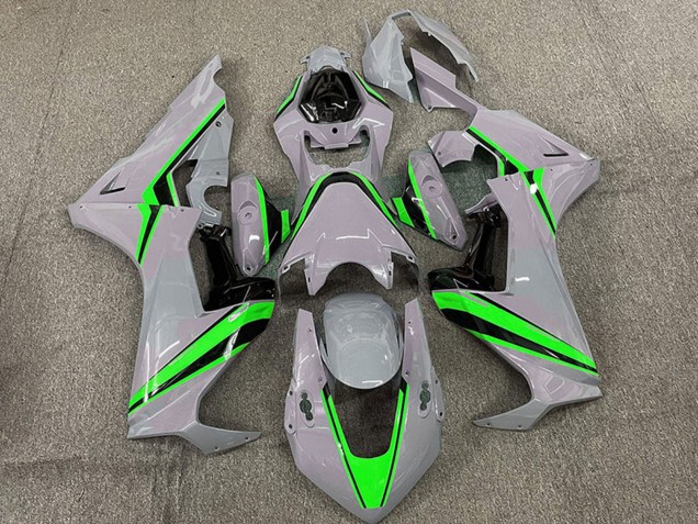 2017-2023 Nardo Grey with Green Stripe Honda CBR1000RR Motorcycle Fairings Canada