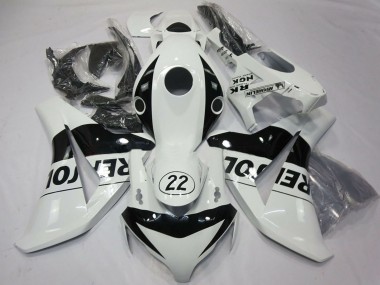 2008-2011 White Glossy Black Repsol 22 Honda CBR1000RR Motorcycle Fairings Canada