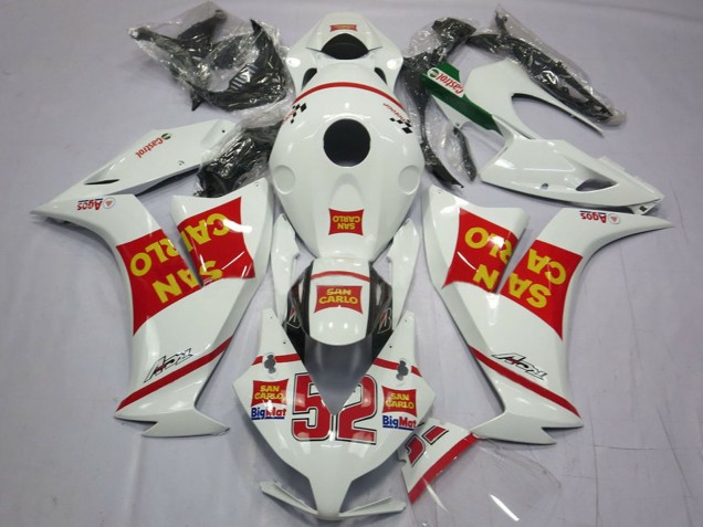 2012-2016 White Red Yellow San Carlo Honda CBR1000RR Motorcycle Fairings Canada