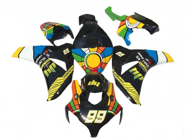 2008-2011 Blue Yellow Green Red Black Color Wheel 99 Honda CBR1000RR Motorcycle Fairings Canada