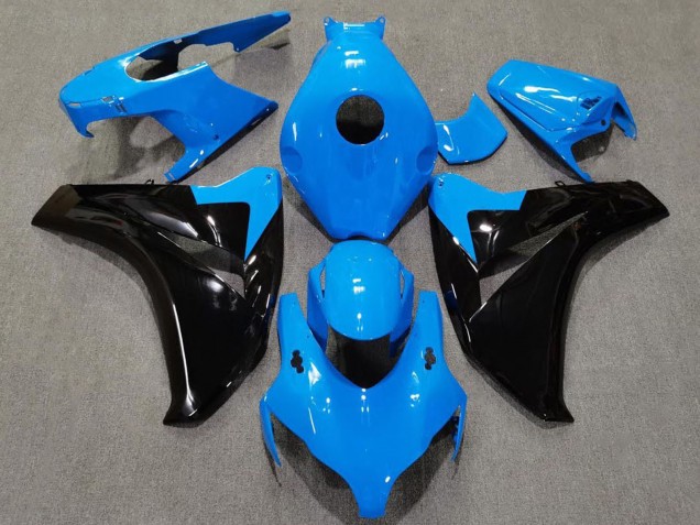 2008-2011 Baby Blue Glossy Black Honda CBR1000RR Motorcycle Fairings Canada