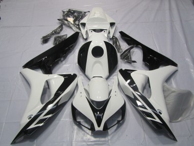 2006-2007 White Glossy Black OEM Style No Decals Honda CBR1000RR Motorcycle Fairings Canada