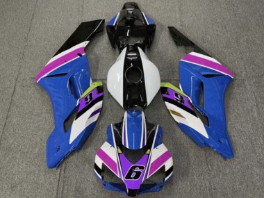 2004-2005 White Blue Purple Yellow Glossy Black 6 Honda CBR1000RR Motorcycle Fairings Canada