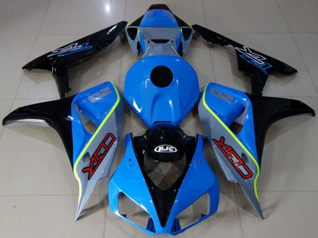 2006-2007 Blue Yellow Glossy Black Custom CBR Honda CBR1000RR Motorcycle Fairings Canada