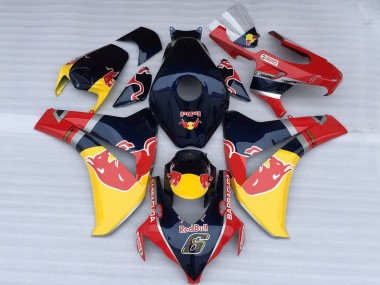 2008-2011 Dark Blue Yellow Red Bull Honda CBR1000RR Motorcycle Fairings Canada
