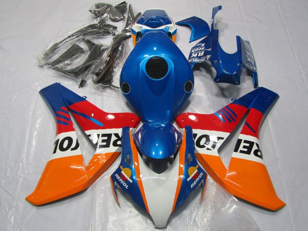 2008-2011 Orange White Red Blue Repsol Honda CBR1000RR Motorcycle Fairings Canada
