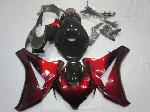 2008-2011 Candy Red Black Honda CBR1000RR Motorcycle Fairings Canada