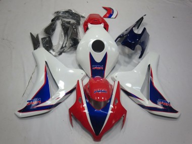 2008-2011 White Red Blue HRC Style Honda CBR1000RR Motorcycle Fairings Canada