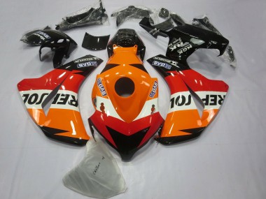 2008-2011 Orange White Red Glossy Black Repsol Honda CBR1000RR Bike Fairings Canada