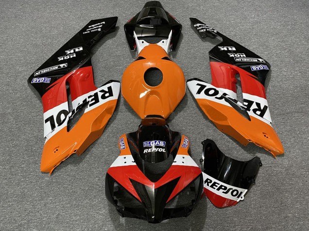 2004-2005 Orange White Red Glossy Black Repsol Honda CBR1000RR Abs Fairings Canada