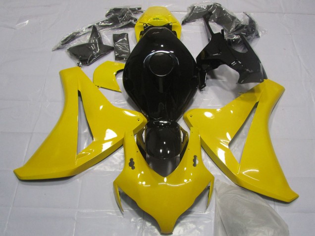 2008-2011 Yellow Glossy Black Honda CBR1000RR Motorcycle Fairing Canada