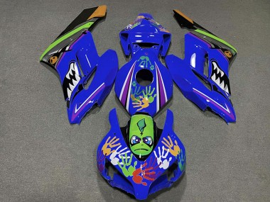 2004-2005 Blue Green Orange Black Shark Honda CBR1000RR Motorcycle Fairings Canada