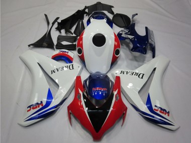 2008-2011 White Red Blue HRC Dream Glossy Black Honda CBR1000RR Motorcycle Fairings Canada