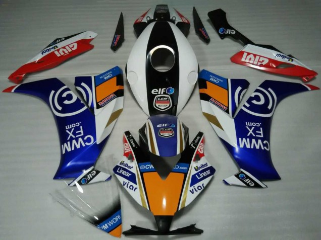 2012-2016 White Blue Orange Red Black Elf Honda CBR1000RR Motorcycle Fairings Canada
