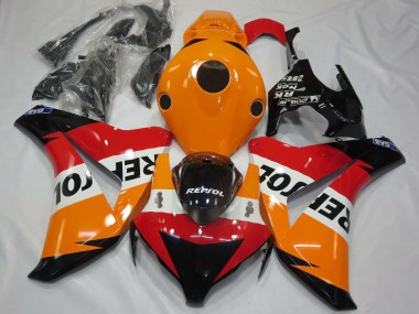 2008-2011 Orange White Red Glossy Black Repsol Honda CBR1000RR Motorcycle Fairing Kits Canada