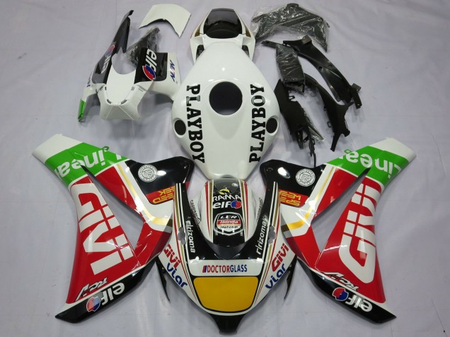 2008-2011 White Red Yellow Green Black Givi Playboy Honda CBR1000RR Motorcycle Fairings Canada