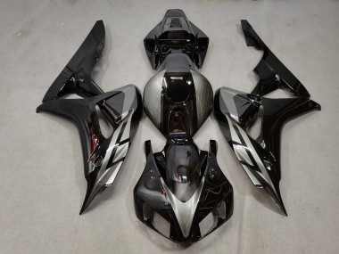 2006-2007 Silver Glossy Black Honda CBR1000RR Motorcycle Fairings Canada
