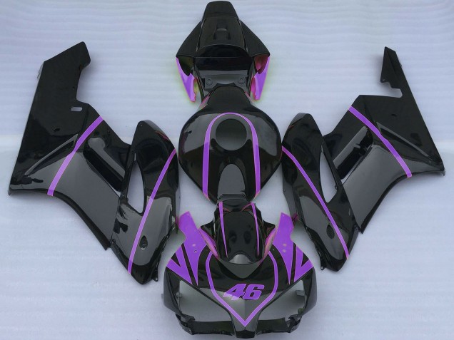 2004-2005 Glossy Black Purple Honda CBR1000RR Motorcycle Fairings Canada