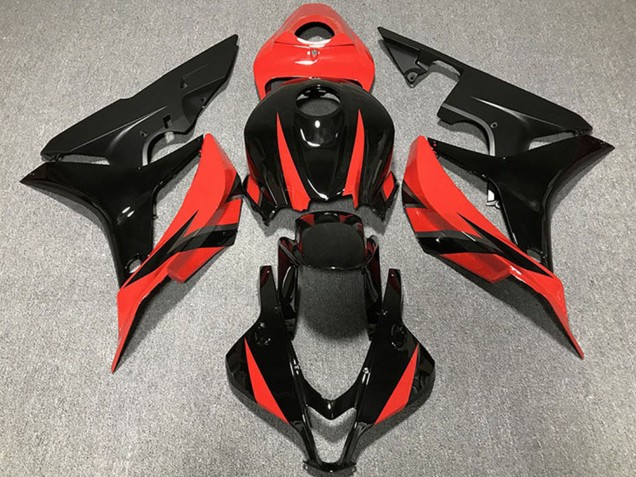 2007-2008 Red Glossy Black Honda CBR600RR Motorcycle Fairings Canada