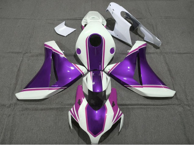 2008-2011 White Glossy Purple Pink Honda CBR1000RR Motorcycle Fairings Canada
