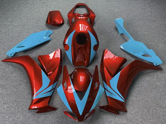 2012-2016 Red Light Blue Honda CBR1000RR Motorcycle Fairings Canada