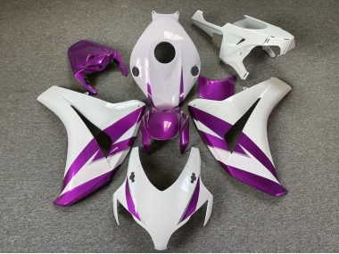 2008-2011 White Purple Honda CBR1000RR Motorcycle Fairings Canada