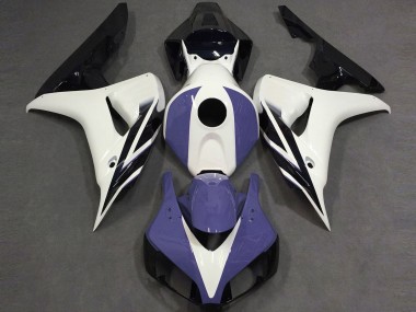 2006-2007 White Blue Glossy Black Honda CBR1000RR Motorcycle Fairings Canada
