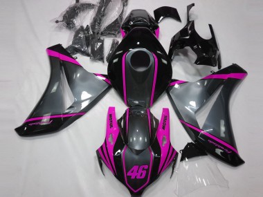 2008-2011 Grey Pink Matte Black Motul 46 Honda CBR1000RR Motorcycle Fairings Canada