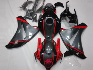 2008-2011 Grey Red Matte Black Motul 46 Honda CBR1000RR Motorcycle Fairings Canada