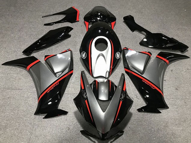 2012-2016 Gunmetal Grey Glossy Black Red Honda CBR1000RR Motorcycle Fairings Canada