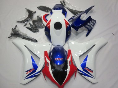 2008-2011 White Blue Red HRC Honda CBR1000RR Motorcycle Fairing Canada