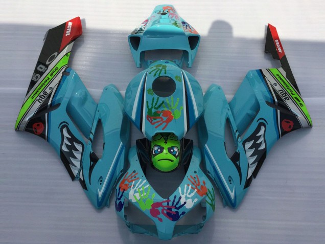 2004-2005 Blue Green Black Red Shark Honda CBR1000RR Motorcycle Fairings Canada