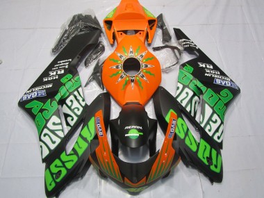 2004-2005 Orange Green Matte Black Rossi Honda CBR1000RR Motorcycle Fairings Canada