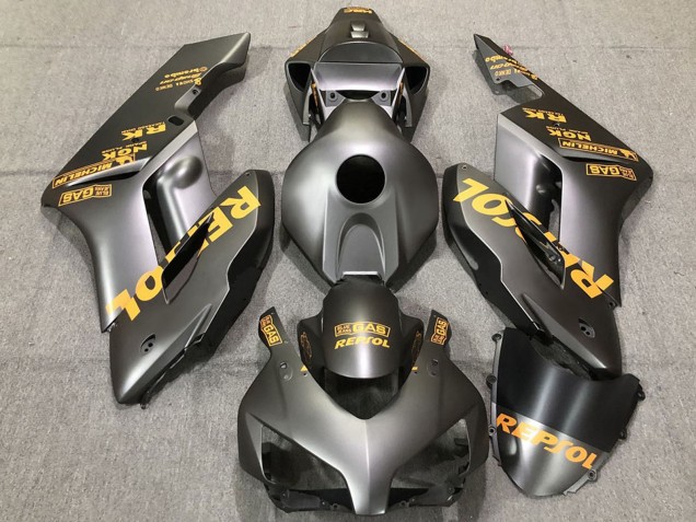 2004-2005 Matte Grey Gold Repsol Honda CBR1000RR Motorcycle Fairings Canada