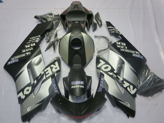 2004-2005 Silver Grey Matte Black Repsol Honda CBR1000RR Motorcycle Fairings Canada