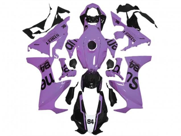 2017-2024 Milky Purple Glossy Black Street Flava Honda CBR1000RR Motorcycle Fairings Canada