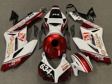 2004-2005 White Red Musashi 634 Honda CBR1000RR Motorcycle Fairings Canada