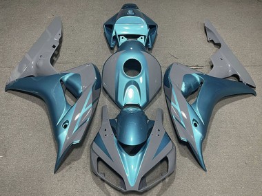 2006-2007 Nardo Grey Light Blue Honda CBR1000RR Motorcycle Fairings Canada