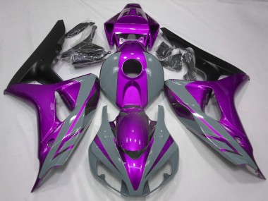2006-2007 Nardo Grey Purple Matte Black Honda CBR1000RR Motorcycle Fairings Canada