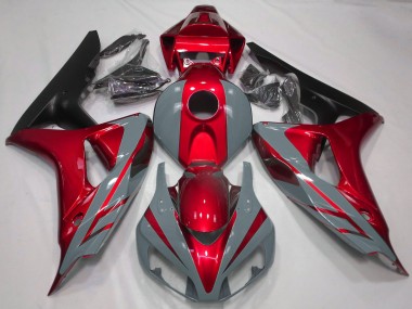 2006-2007 Nardo Grey Red Matte Black Honda CBR1000RR Motorcycle Fairings Canada