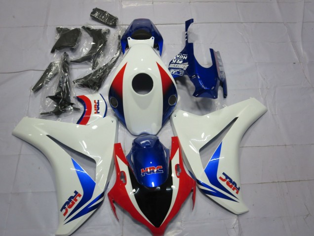 2008-2011 White Red Blue OEM Style HRC Honda CBR1000RR Motorcycle Fairings Canada