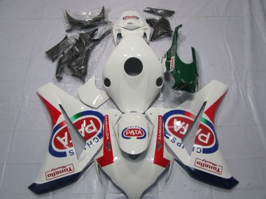 2008-2011 White Red Blue Pata Castrol Tonello Honda CBR1000RR Motorcycle Fairings Canada