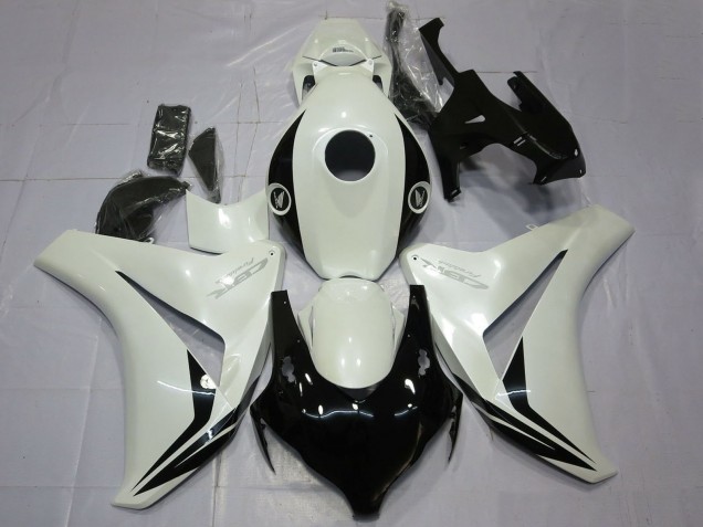 2008-2011 Pearl White Glossy Black Honda CBR1000RR Motorcycle Fairings Canada
