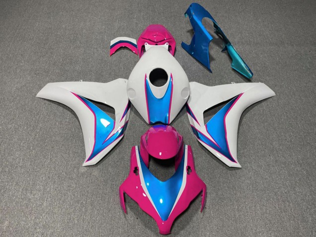 2008-2011 White Blue Pink Honda CBR1000RR Motorcycle Fairings Canada