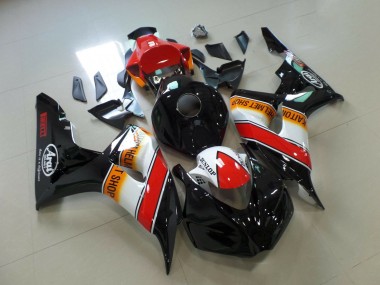 2006-2007 Orange White Red Glossy Black Pirelli Racing Honda CBR1000RR Motorcycle Fairings Canada