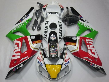 2006-2007 White Red Green Yellow Black Givi PlayBoy Honda CBR1000RR Motorcycle Fairings Canada