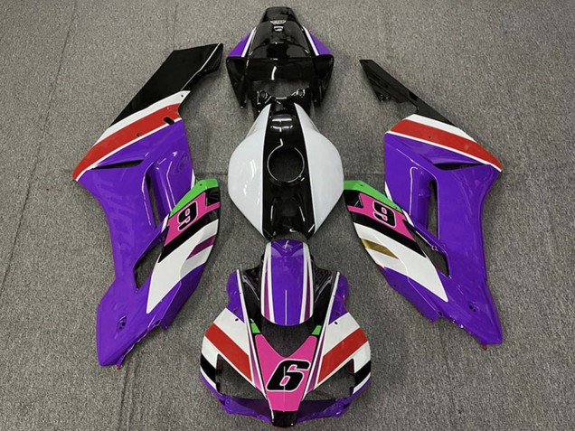 2004-2005 Purple White Red Pink Glossy Black 6 Honda CBR1000RR Motorcycle Fairings Canada