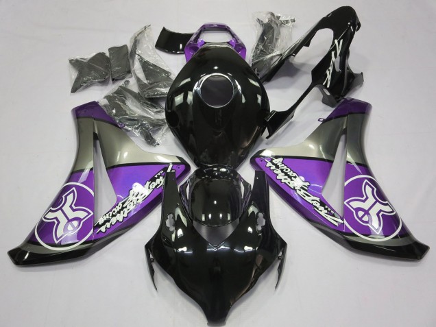 2008-2011 Purple Grey Glossy Black Honda CBR1000RR Motorcycle Fairings Canada