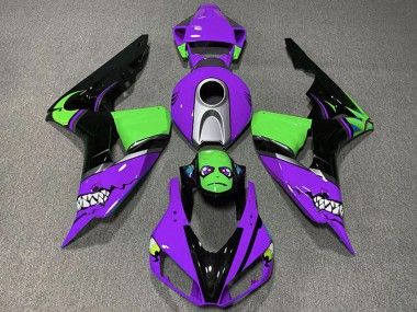 2006-2007 Purple Silver Green Glossy Black Shark Honda CBR1000RR Motorcycle Fairings Canada